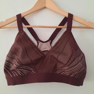 Lululemon Garnet/Barely Beige Awake to Lace Bra Size 38DD